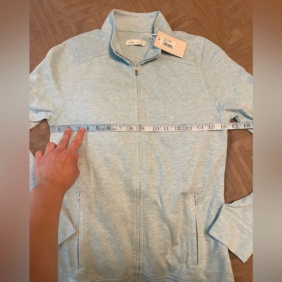 Peter Millar Women’s Light Blue Full Zip Sweatshirt Jacket Small S NWT New - Picture 4 of 6